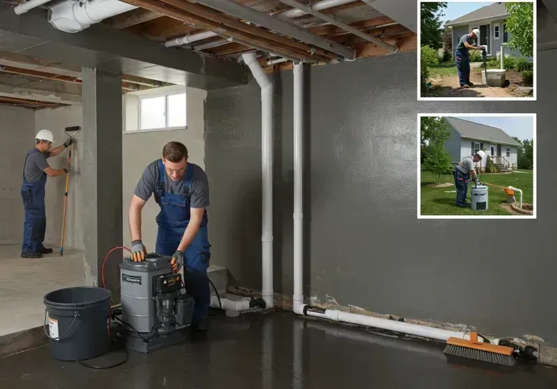 Basement Waterproofing and Flood Prevention process in Monroeville, AL